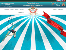 Tablet Screenshot of circus-riviera.com